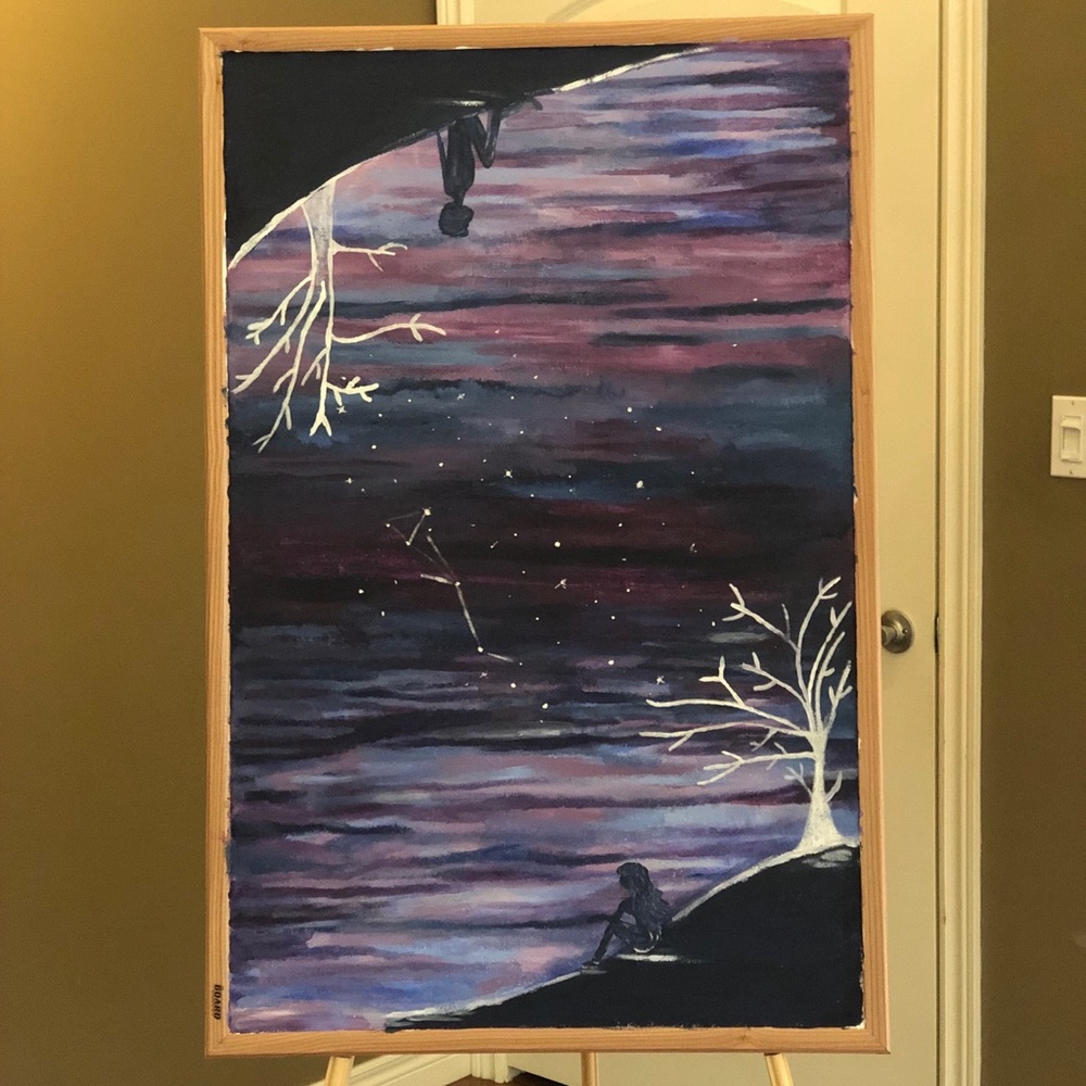 Acrylic painting